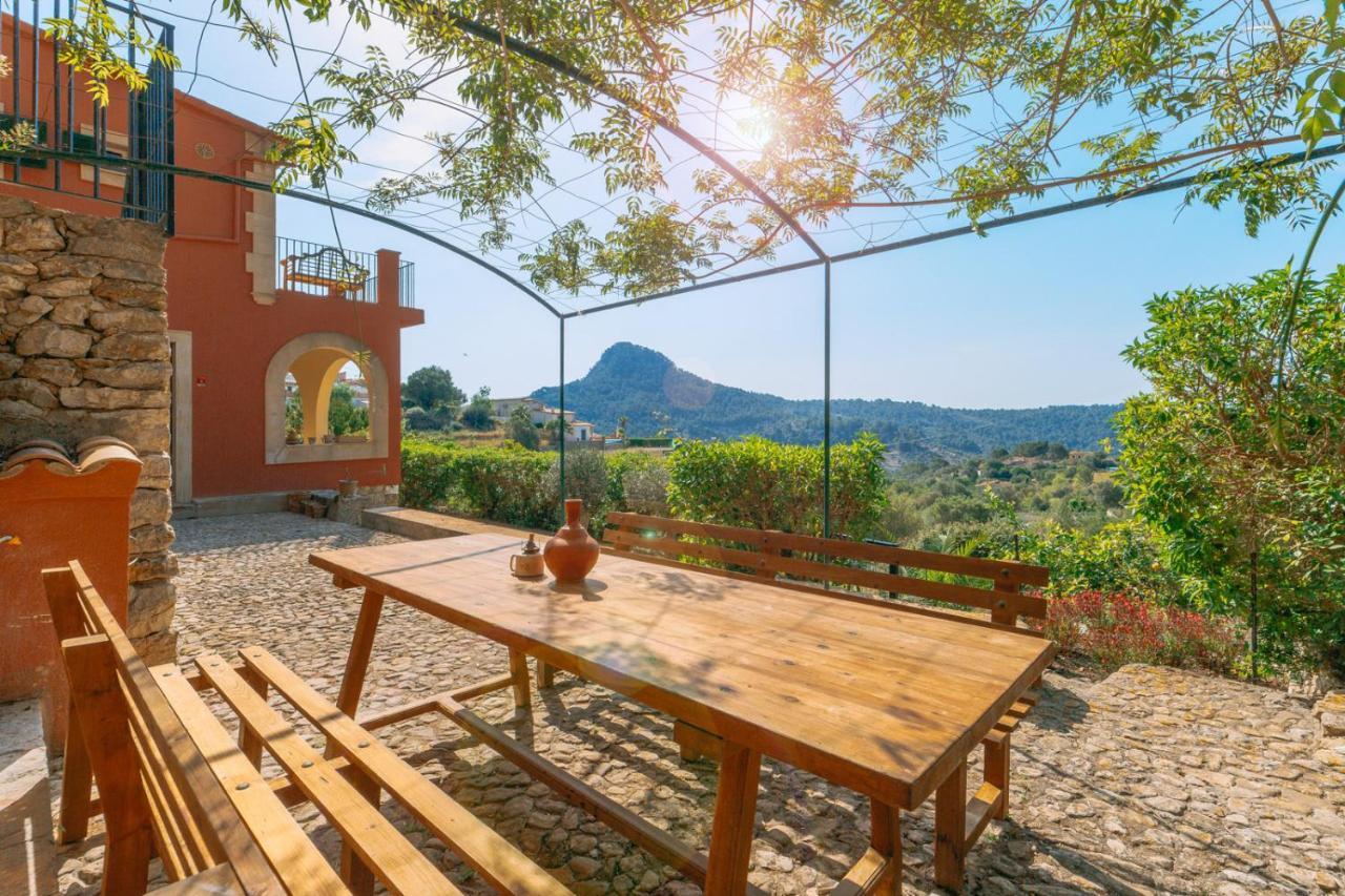 Wunderschoene Ruhige Finca Mit Pool In Galilea Galilea  Exteriör bild
