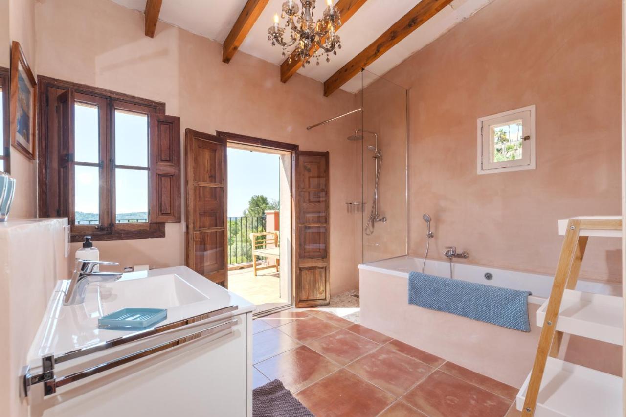 Wunderschoene Ruhige Finca Mit Pool In Galilea Galilea  Exteriör bild